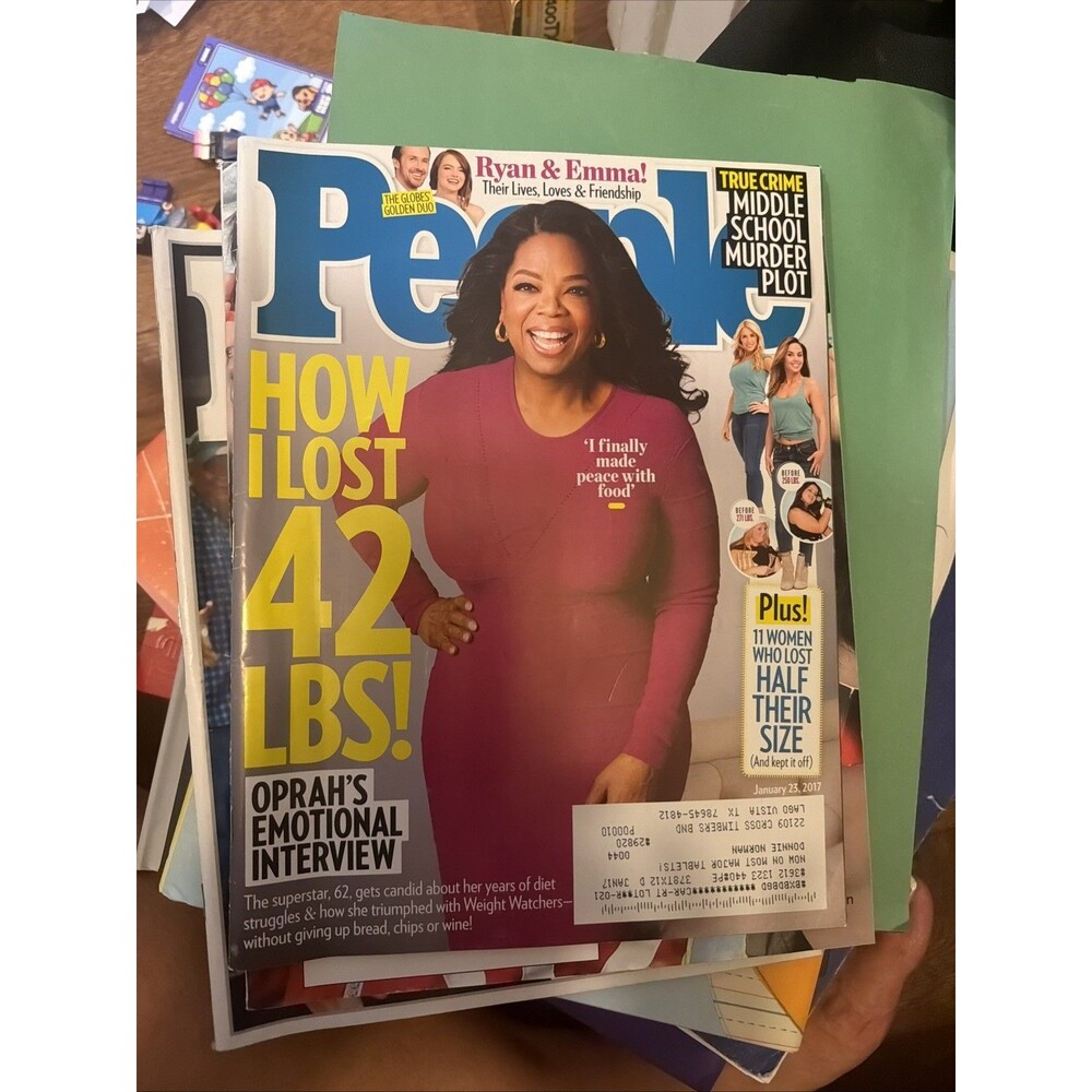 2017 People Magazine: Oprah Winfrey - How I Lost 42 LBS/Ryan & Emma